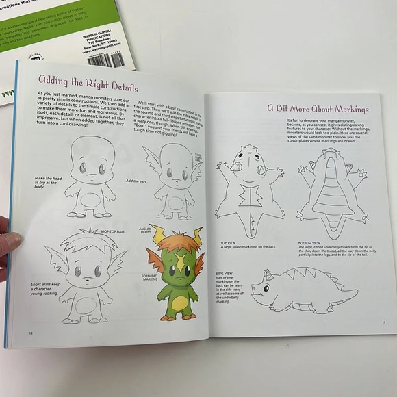 Kids Draw  Manga Monsters/Fantasy - Picture 3 of 6